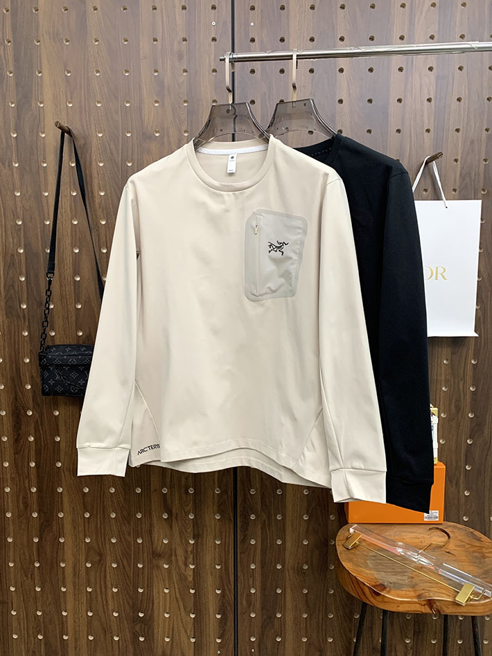 最高級アークテリクススーパーコピー カットソー プロトン クルーネック プルオーバー ブラック 2524688 アークテリクス トレーナー メンズ - 画像 (2)