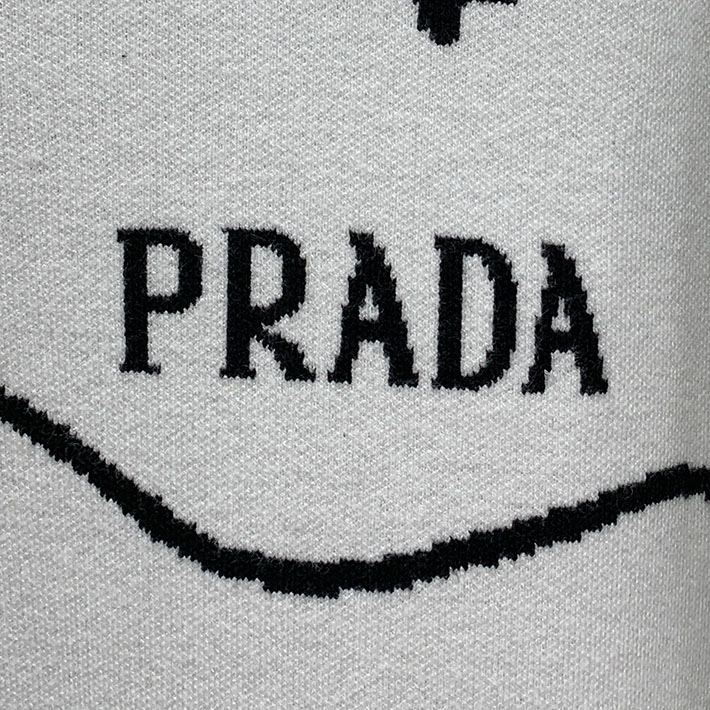 最高級プラダスーパーコピー PRADA ニット セーター メンズ コットン ローゲージ 長袖 ホワイト 2524729 プラダ ニット - 画像 (6)