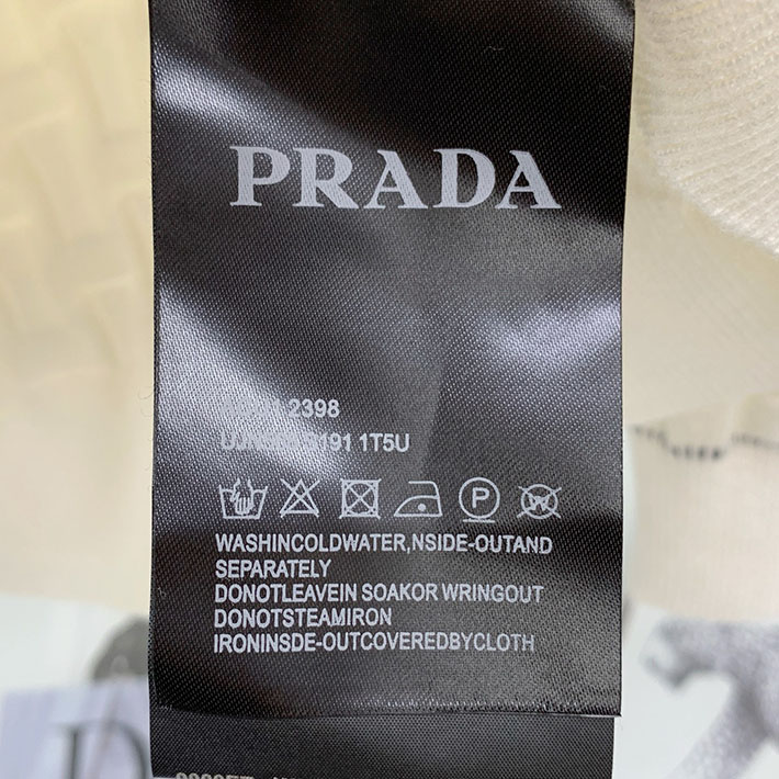 最高級プラダスーパーコピー PRADA 長袖スウェット ロゴ トライアングルモチーフ ホワイト 2524736 プラダ ニット レディース - 画像 (3)