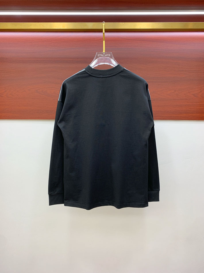 最高級バーバリースーパーコピー BURBERRY London England メンズ スウェットシャツ ブラック 2524748 バーバリー Tシャツ アウトレット - 画像 (5)