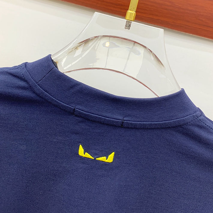 最高級フェンディスーパーコピー キッズ 子供服 ジュニア ユニセックス可 トップス ロンT 長袖Tシャツ ブルー 2524755 FENDI Tシャツ アウトレット - 画像 (3)