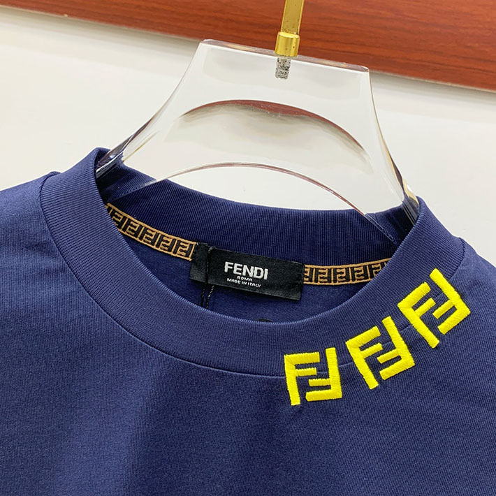 最高級フェンディスーパーコピー キッズ 子供服 ジュニア ユニセックス可 トップス ロンT 長袖Tシャツ ブルー 2524755 FENDI Tシャツ アウトレット - 画像 (7)