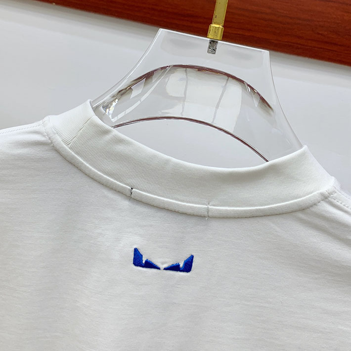 最高級フェンディスーパーコピー キッズ 子供服 ジュニア ユニセックス可 トップス ロンT 長袖Tシャツ ホワイト 2524756 FENDI Tシャツ アウトレット - 画像 (4)