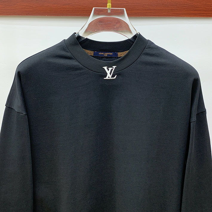 最高級ルイヴィトンスーパーコピー服 Louis Vuitton LVロングスリーブTシャツ ブラック 2524769 ルイヴィトン Tシャツ 新作 - 画像 (10)