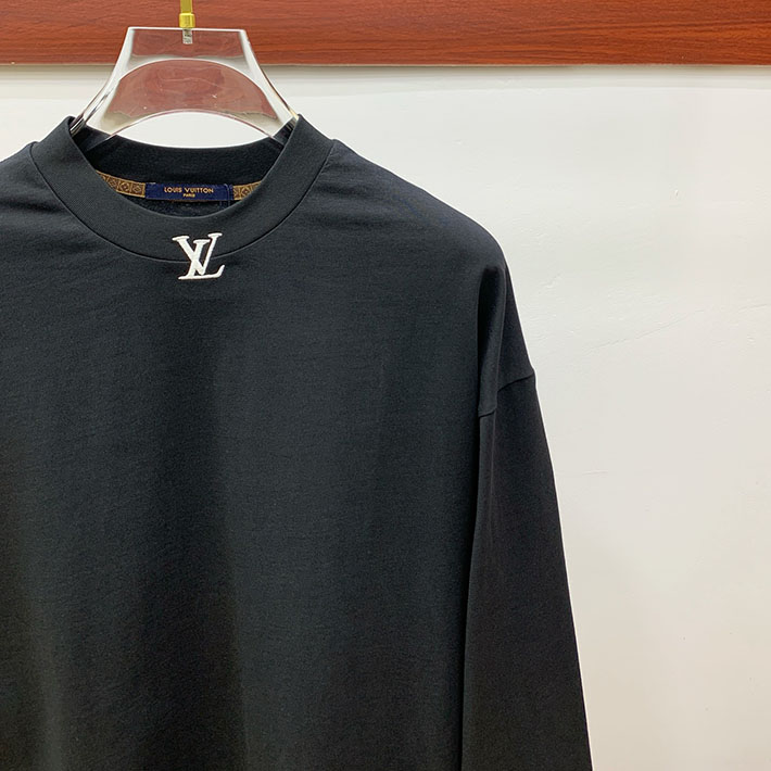 最高級ルイヴィトンスーパーコピー服 Louis Vuitton LVロングスリーブTシャツ ブラック 2524769 ルイヴィトン Tシャツ 新作 - 画像 (8)