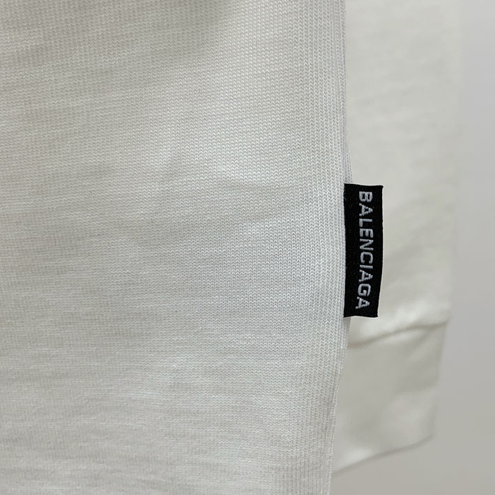 最高級バーバリースーパーコピー BURBERRY コットン Tシャツ ロゴ 長袖 クロップド ホワイト 2524772 バーバリー Tシャツ アウトレット - 画像 (3)