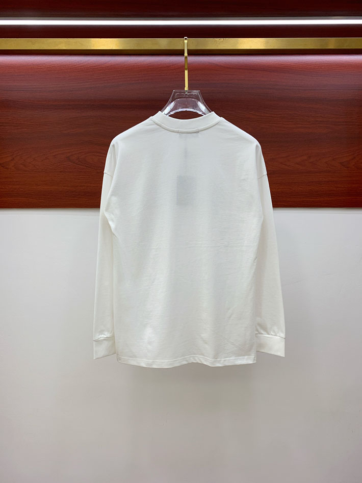 最高級バーバリースーパーコピー BURBERRY コットン Tシャツ ロゴ 長袖 クロップド ホワイト 2524772 バーバリー Tシャツ アウトレット - 画像 (2)