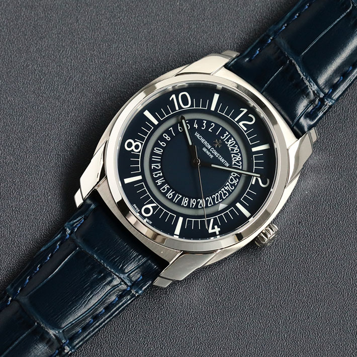 最高級ヴァシュロンコンスタンタンスーパーコピー ケ・ド・リル 4500S/000A-B364 ブルー メンズ 腕時計 - 画像 (5)