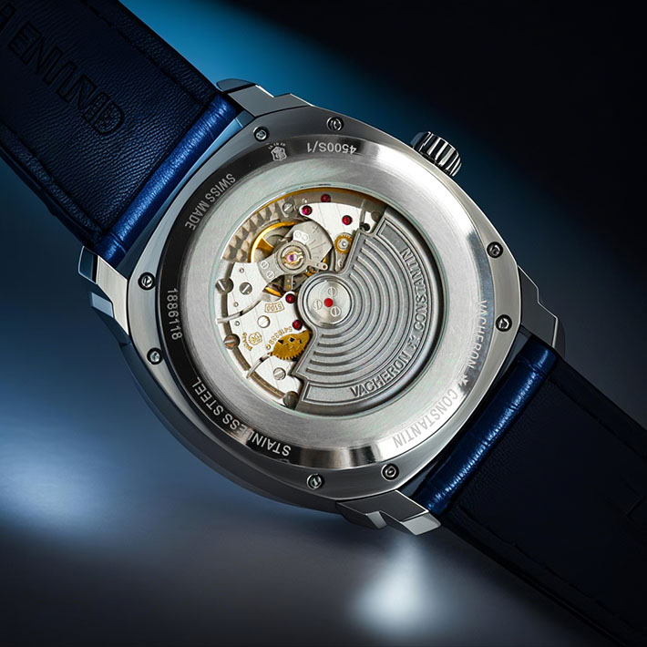 最高級ヴァシュロンコンスタンタンスーパーコピー ケ・ド・リル 4500S/000A-B364 ブルー メンズ 腕時計 - 画像 (2)