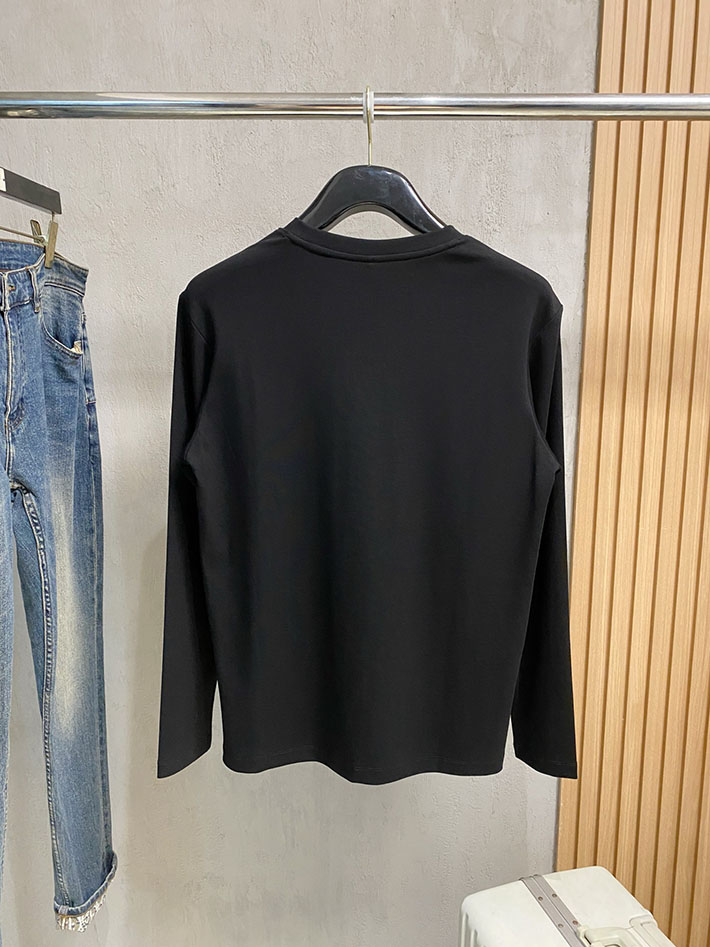 最高級Bossスーパーコピー ヒューゴボス ロンT ロゴ クルーネック ロング Tシャツ 長袖 ブラック 2524816 BOSS Tシャツ メンズ - 画像 (3)