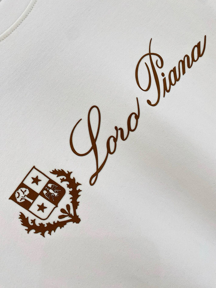 最高級ロロ・ピアーナスーパーコピー LoroPiana メンズ Tシャツ 長袖 クルーネック ホワイト 2524819 ロロピアーナ t シャツ メンズ - 画像 (7)