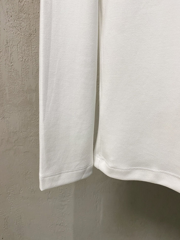 最高級ロロ・ピアーナスーパーコピー LoroPiana メンズ Tシャツ 長袖 クルーネック ホワイト 2524819 ロロピアーナ t シャツ メンズ - 画像 (5)