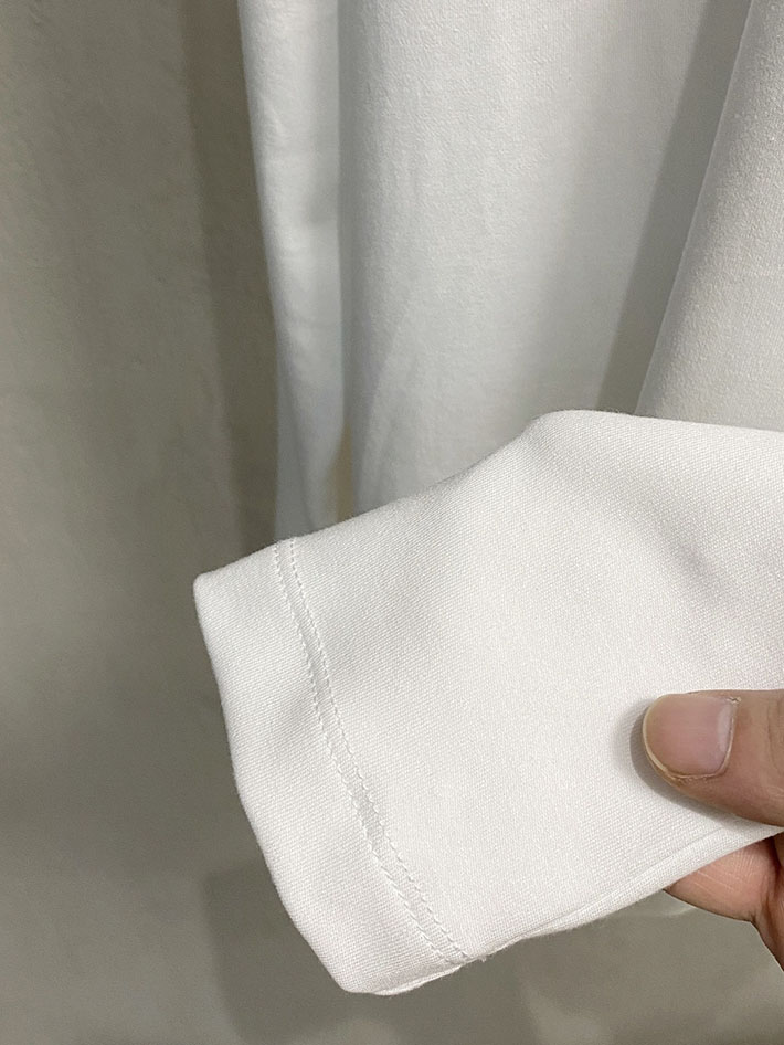 最高級ロロ・ピアーナスーパーコピー LoroPiana メンズ Tシャツ 長袖 クルーネック ホワイト 2524819 ロロピアーナ t シャツ メンズ - 画像 (4)