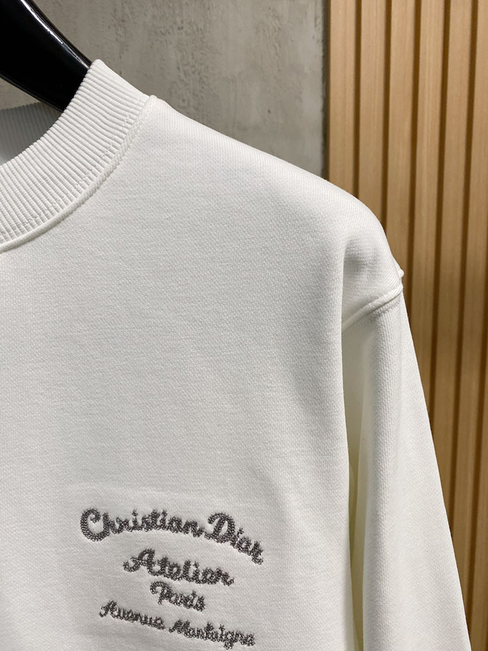 最高級ディオールスーパーコピー Dior CDアイコン クルーネック スウェット アパレル 長袖 トレーナー ホワイト 2524841 ディオール トレーナー レディース - 画像 (8)