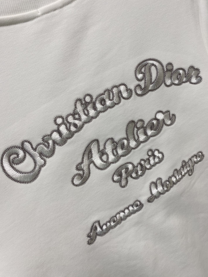 最高級ディオールスーパーコピー Dior CDアイコン クルーネック スウェット アパレル 長袖 トレーナー ホワイト 2524841 ディオール トレーナー レディース - 画像 (4)