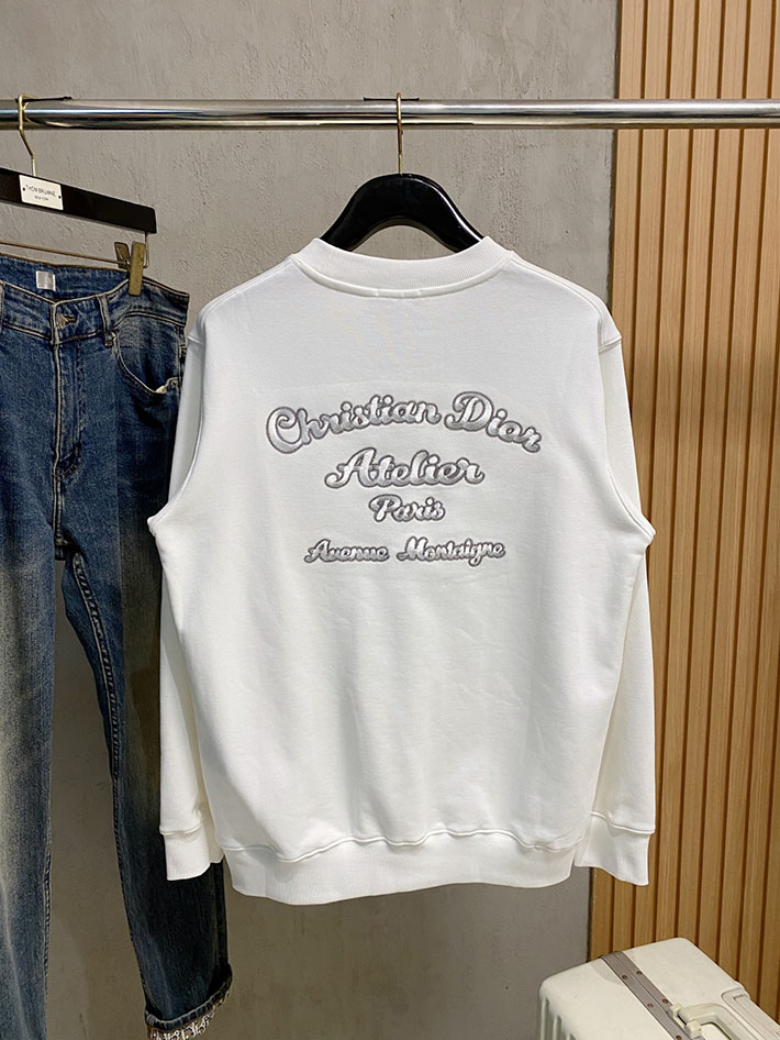最高級ディオールスーパーコピー Dior CDアイコン クルーネック スウェット アパレル 長袖 トレーナー ホワイト 2524841 ディオール トレーナー レディース - 画像 (3)