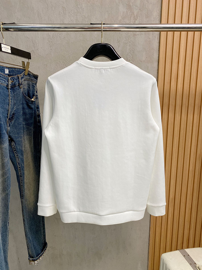 最高級バーバリースーパーコピー BURBERRY ロゴプリント 長袖スウェットトレーナー アイボリー ホワイト 2524856 バーバリー トレーナー メンズ - 画像 (3)