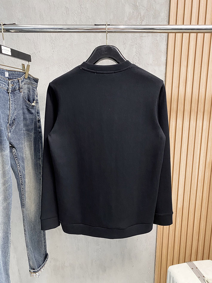 最高級バーバリースーパーコピー BURBERRY ロゴプリント 長袖スウェットトレーナー アイボリー ブラック 2524857 バーバリー トレーナー メンズ - 画像 (3)