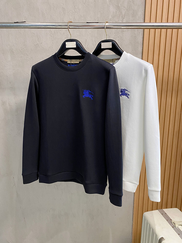 最高級バーバリースーパーコピー BURBERRY ロゴプリント 長袖スウェットトレーナー アイボリー ブラック 2524857 バーバリー トレーナー メンズ - 画像 (2)