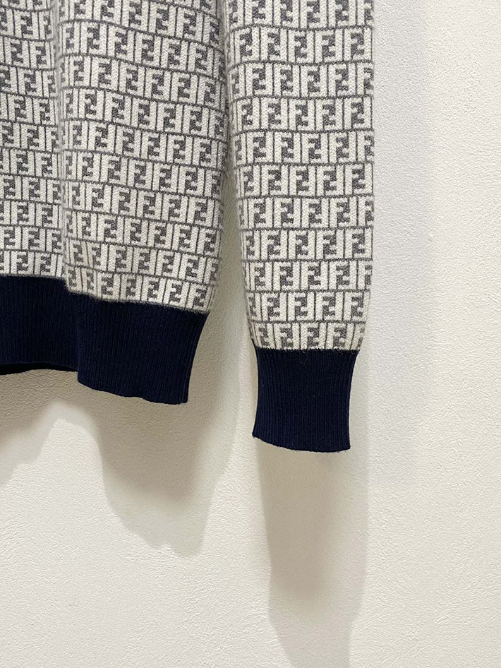 最高級フェンディスーパーコピー FENDI トレーナー メンズ スウェット トップス ホワイト/ブラック 2524888 フェンディ トレーナー メンズ - 画像 (5)