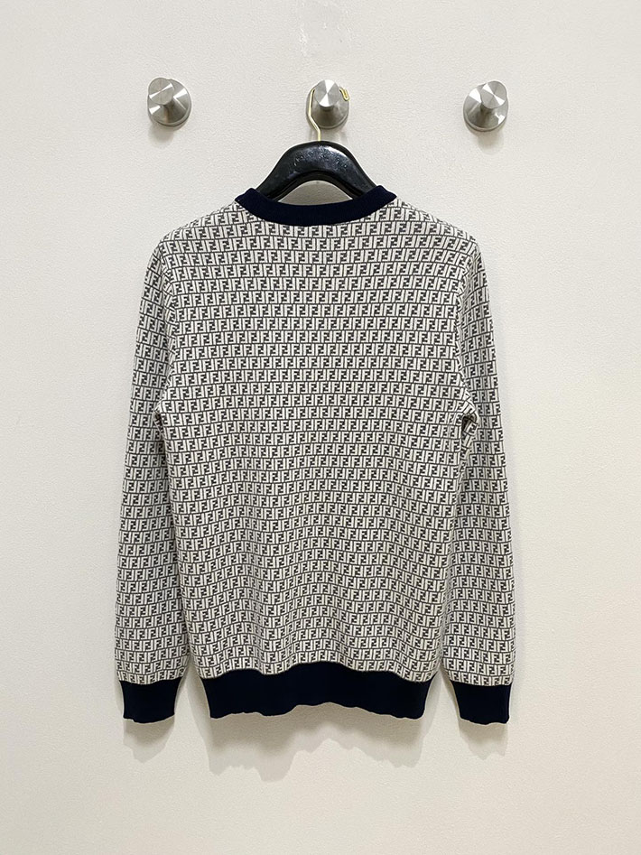 最高級フェンディスーパーコピー FENDI トレーナー メンズ スウェット トップス ホワイト/ブラック 2524888 フェンディ トレーナー メンズ - 画像 (2)