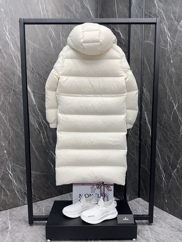 最高級モンクレールスーパーコピー ダウンジャケット Hanoverian Long Down Jacket ホワイト 2524897 レディース モンクレール ダウン - 画像 (2)