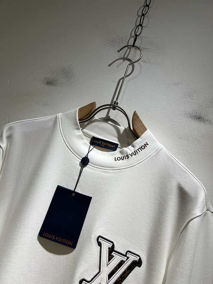 最高級ルイヴィトンスーパーコピー LVコットン クルーネック スウェット トレーナー ホワイト 2524945 ルイヴィトン トレーナー メンズ - 画像 (6)