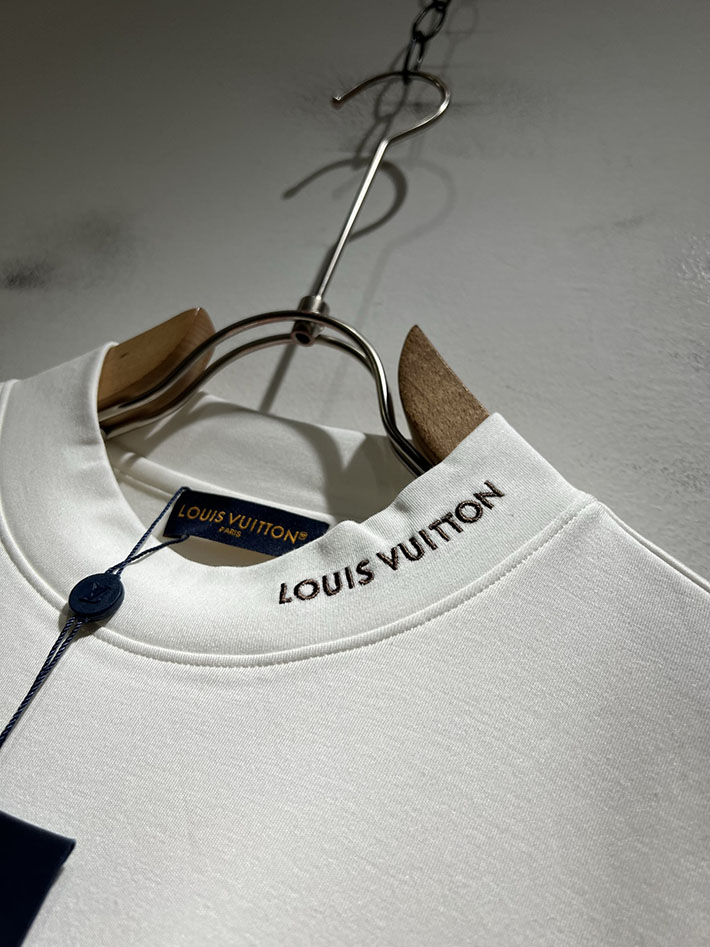 最高級ルイヴィトンスーパーコピー LVコットン クルーネック スウェット トレーナー ホワイト 2524945 ルイヴィトン トレーナー メンズ - 画像 (3)
