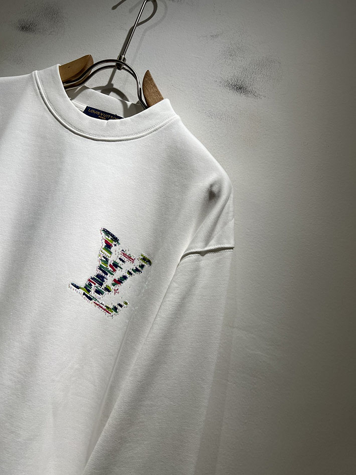 最高級ルイヴィトンスーパーコピー LVコットン クルーネック スウェット トレーナー ホワイト 2524946 トレーナー おしゃれ メンズ - 画像 (7)