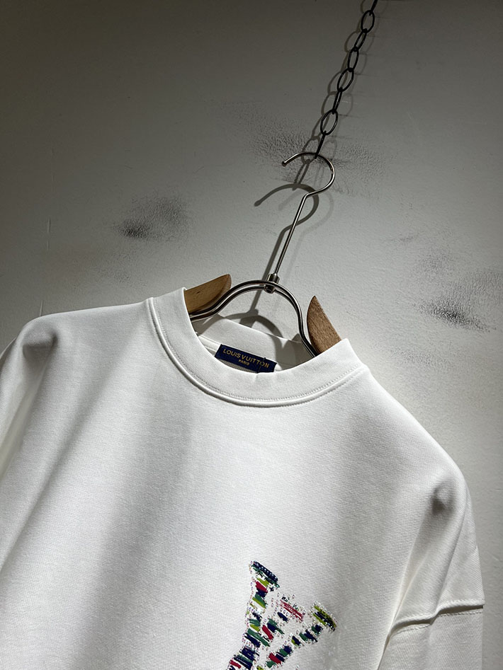 最高級ルイヴィトンスーパーコピー LVコットン クルーネック スウェット トレーナー ホワイト 2524946 トレーナー おしゃれ メンズ - 画像 (6)