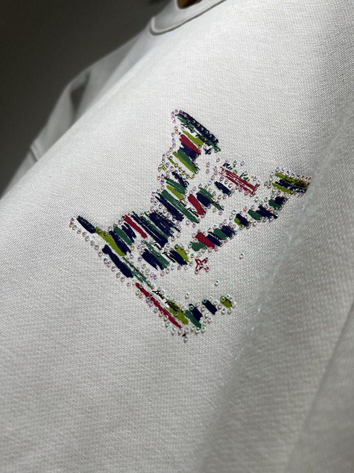 最高級ルイヴィトンスーパーコピー LVコットン クルーネック スウェット トレーナー ホワイト 2524946 トレーナー おしゃれ メンズ - 画像 (4)