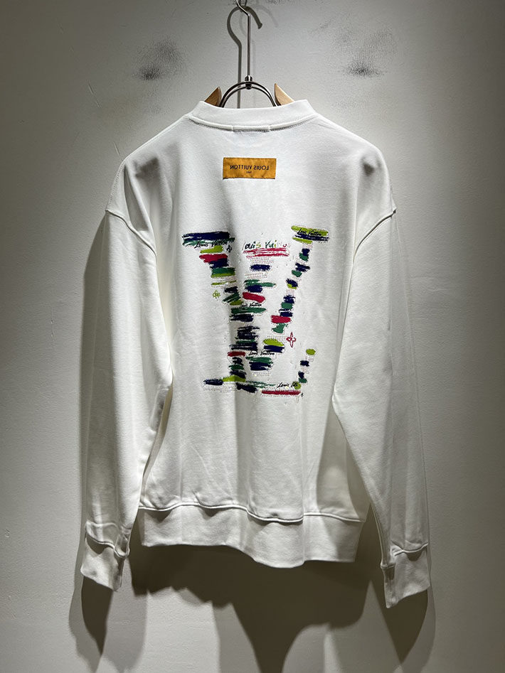 最高級ルイヴィトンスーパーコピー LVコットン クルーネック スウェット トレーナー ホワイト 2524946 トレーナー おしゃれ メンズ - 画像 (3)