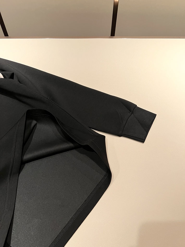 最高級ロロ・ピアーナスーパーコピー LoroPiana 長袖ポロシャツ ロングスリーブ トップス ブラック 2524967 ロロピアーナ 長袖 ポロシャツ - 画像 (3)