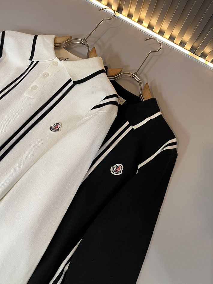 最高級モンクレールスーパーコピー MONCLER ポロシャツ 長袖 メンズ・レディース兼用 ブラック 2524990 モンクレール ポロシャツ アウトレット - 画像 (9)