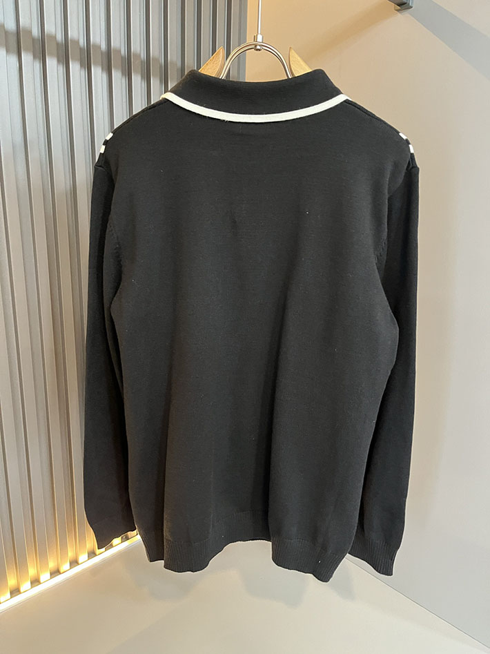 最高級モンクレールスーパーコピー MONCLER ポロシャツ 長袖 メンズ・レディース兼用 ブラック 2524990 モンクレール ポロシャツ アウトレット - 画像 (8)