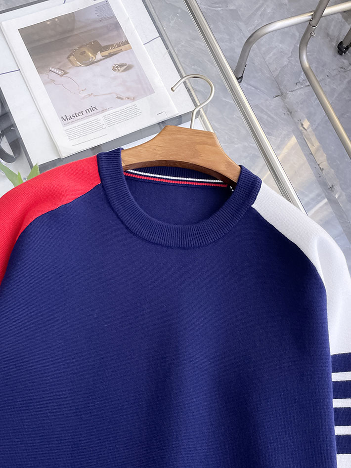 最高級トムブラウンスーパーコピー TB ニット セーター メンズ・レディース兼用 ホワイト/レッド/ブルー 2525049 トム ブラウン アウトレット 御殿場 - 画像 (9)