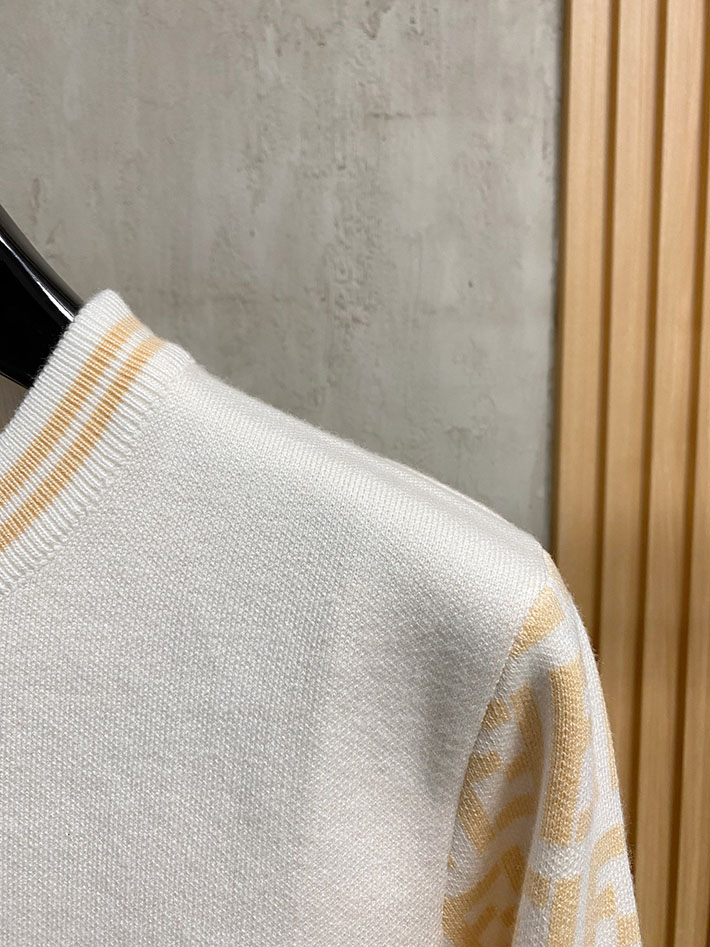 最高級フェンディスーパーコピー FENDI セーター ニット メンズ トップス ホワイト 2525054 フェンディ セーター メンズ - 画像 (8)