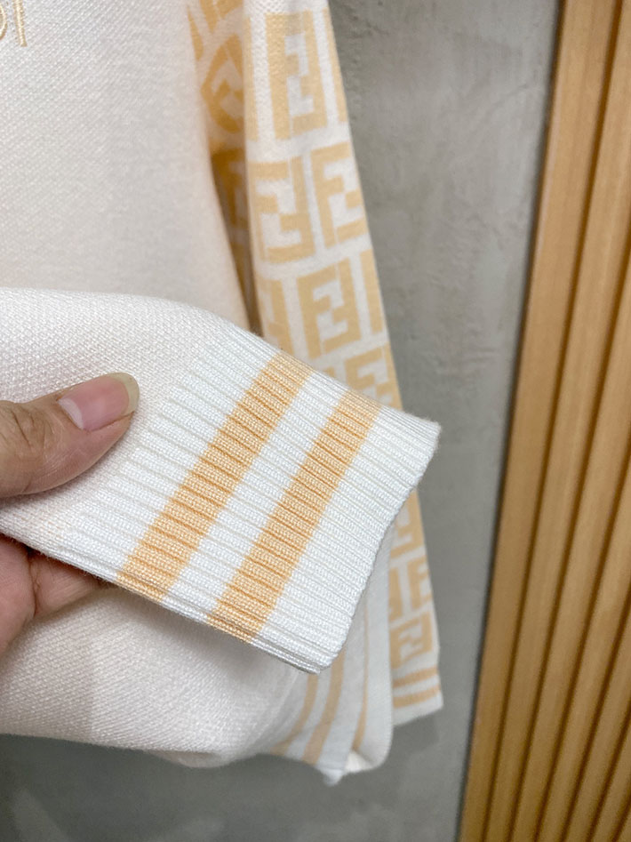 最高級フェンディスーパーコピー FENDI セーター ニット メンズ トップス ホワイト 2525054 フェンディ セーター メンズ - 画像 (4)