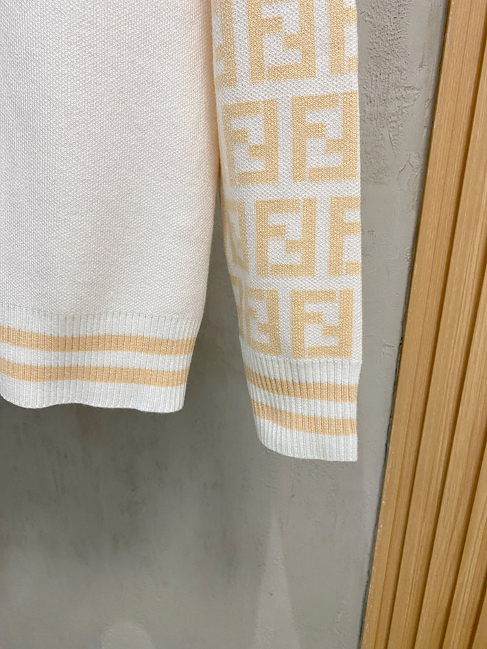 最高級フェンディスーパーコピー FENDI セーター ニット メンズ トップス ホワイト 2525054 フェンディ セーター メンズ - 画像 (3)