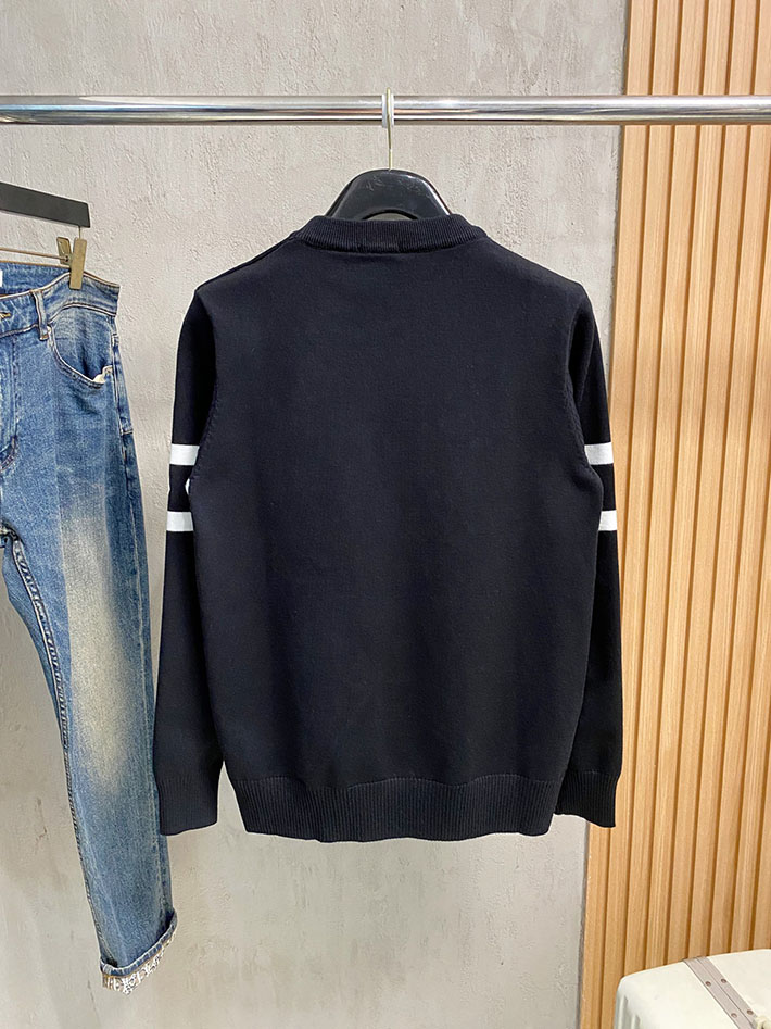 最高級モンクレールスーパーコピー 秋冬 コーデ メンズ 服 シンプル ファッション オシャレ 大人 ブラック 2525072 モンクレールニットセーター - 画像 (3)