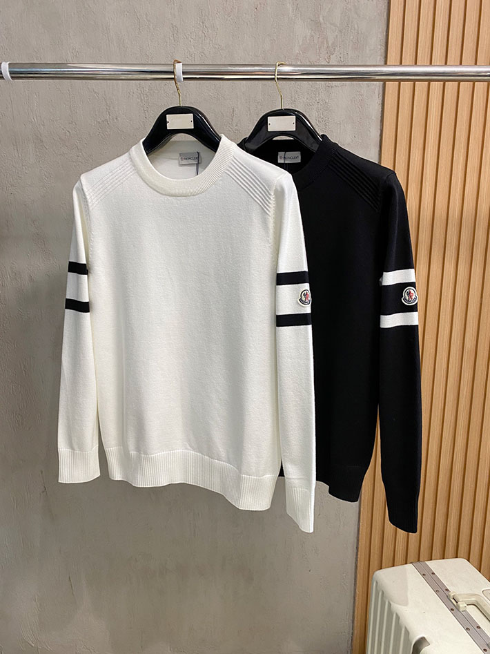 最高級モンクレールスーパーコピー 秋冬 コーデ メンズ 服 シンプル ファッション オシャレ 大人 ブラック 2525072 モンクレールニットセーター - 画像 (2)