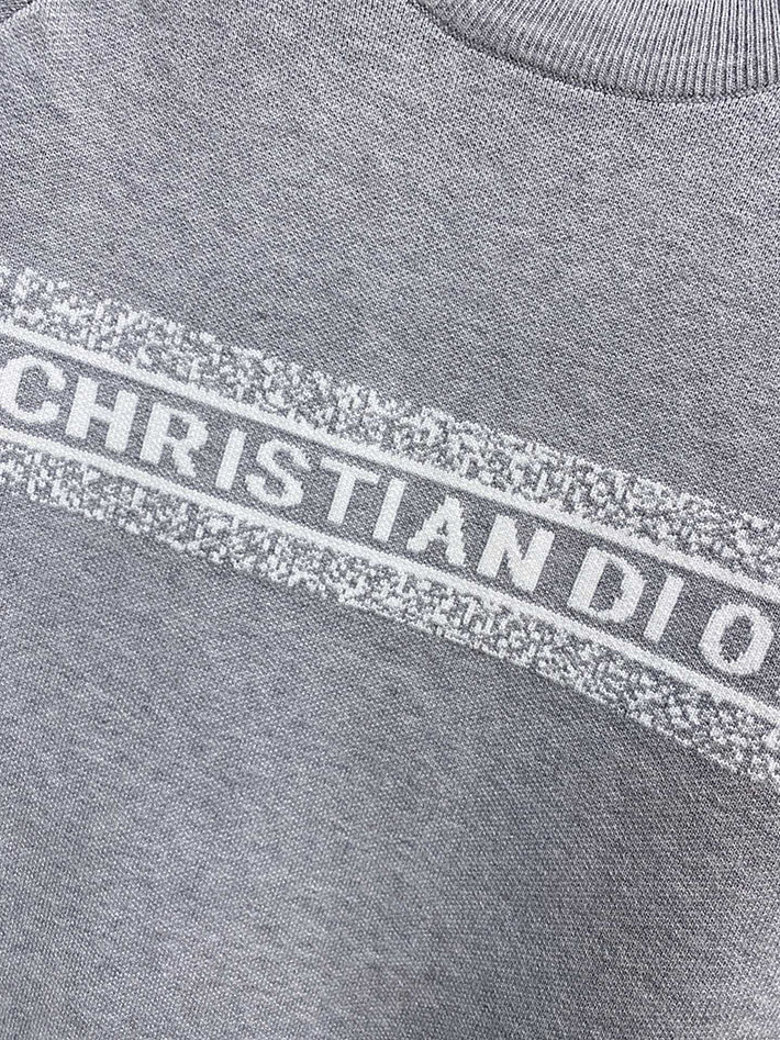 最高級ディオールスーパーコピー Dior リバーシブル ラウンドネックセーター グレー 2525076 ディオール カシミヤセーター - 画像 (7)