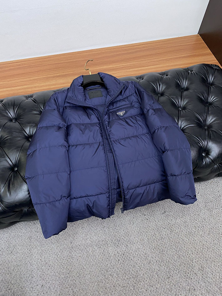 最高級プラダスーパーコピー PRADA メンズ ダウンジャケット・コート Nylon down jacket ブルー 2525112 プラダ ダウン アウトレット - 画像 (5)