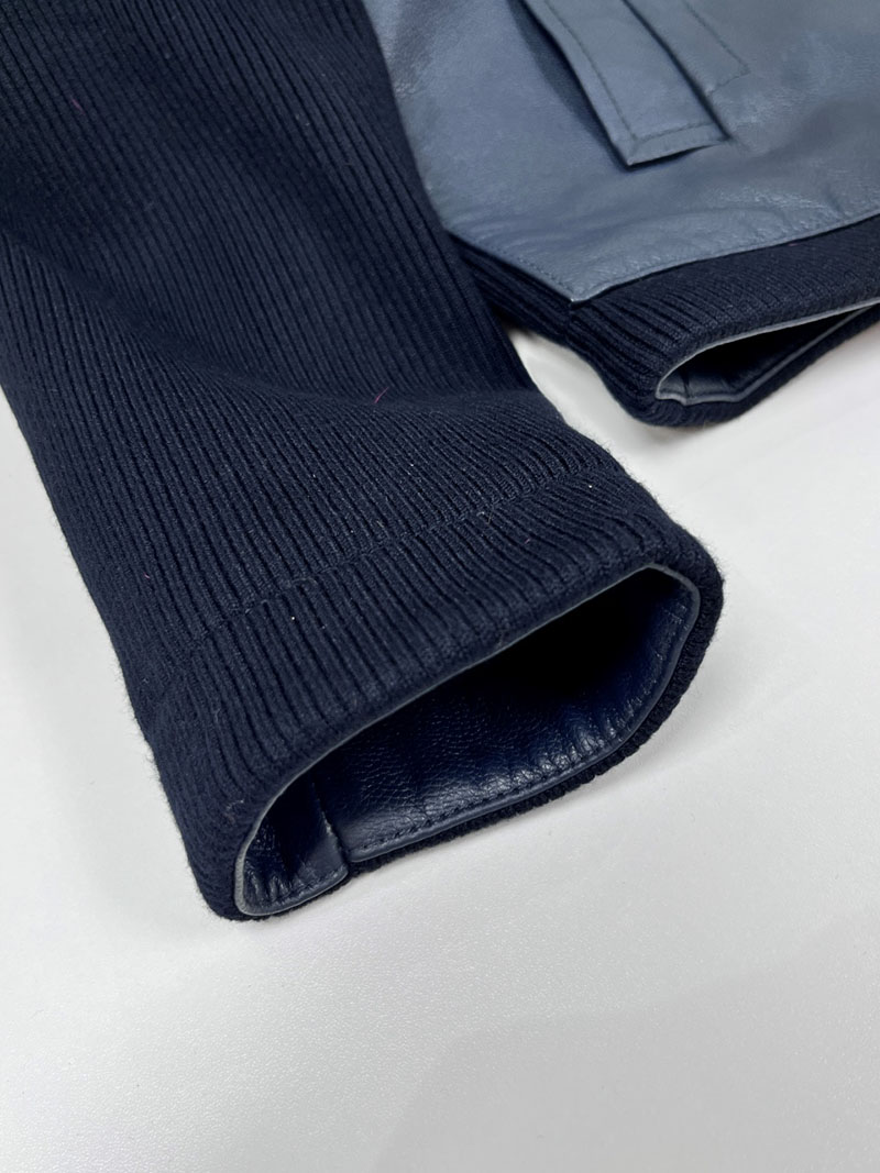 最高級エルメススーパーコピー服 HERMES メンズ オーバー シャツ フロント レザー ブラック 2526113 エルメス オーバーシャツ - 画像 (5)