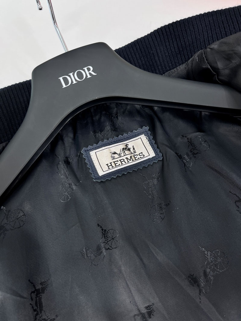 最高級エルメススーパーコピー服 HERMES メンズ オーバー シャツ フロント レザー ブラック 2526113 エルメス オーバーシャツ - 画像 (2)