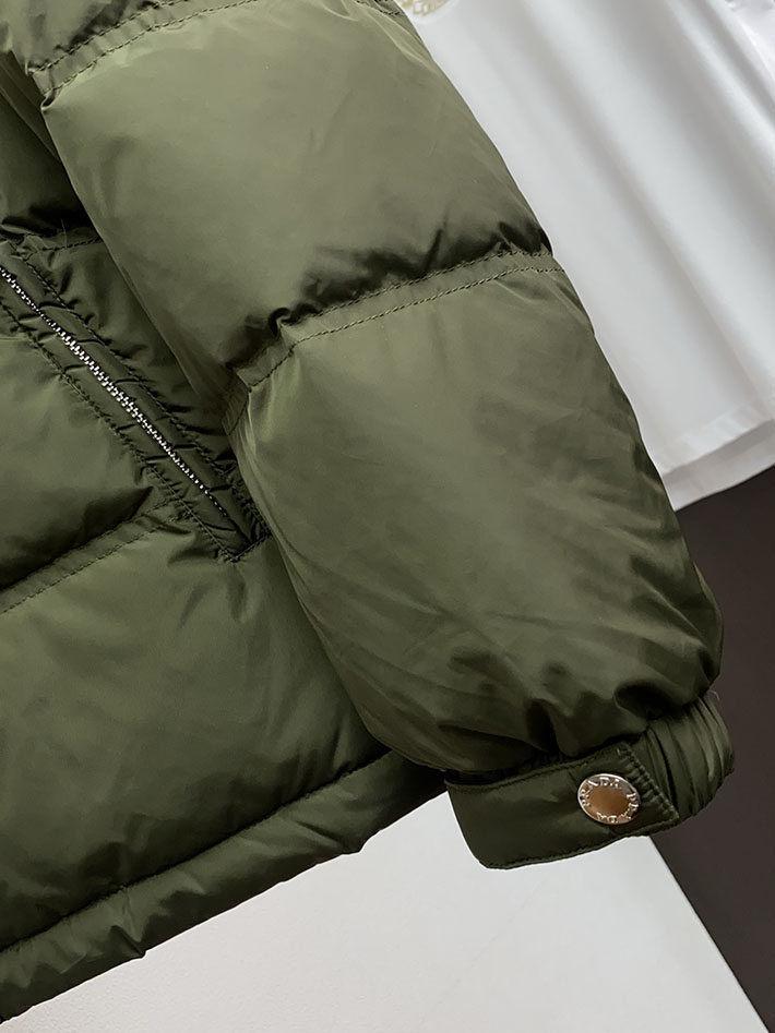最高級プラダスーパーコピー PRADA ダウンジャケット・コート Nylon down jacket カーキ 2525115 プラダ ダウンジャケット メンズ - 画像 (7)
