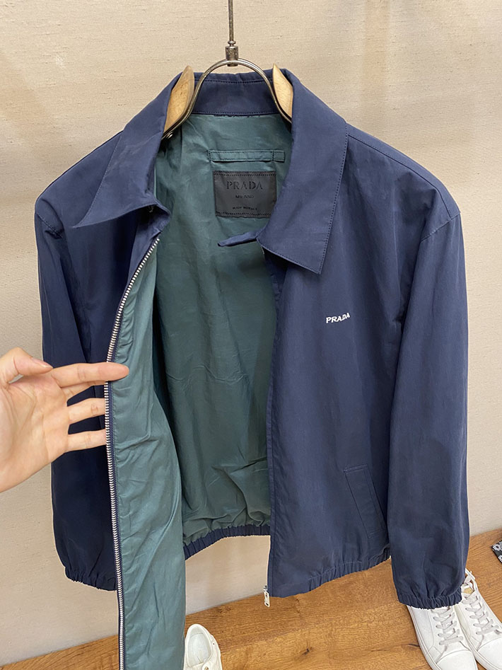 最高級プラダスーパーコピー PRADA RVCA ルーカメンズ JACKET ジャケット ブルー 2525117 プラダ ジャケット アウトレット - 画像 (2)