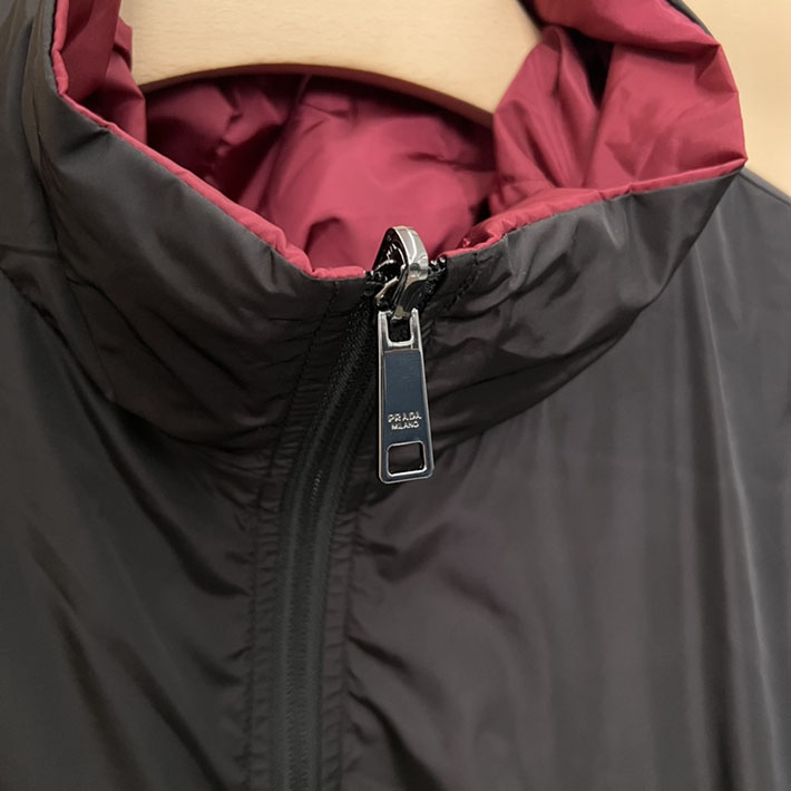 最高級プラダスーパーコピー PRADA Re-Nylon Reversible Jacket ジャケット レッド 2525122 プラダ ナイロン ジャケット - 画像 (4)