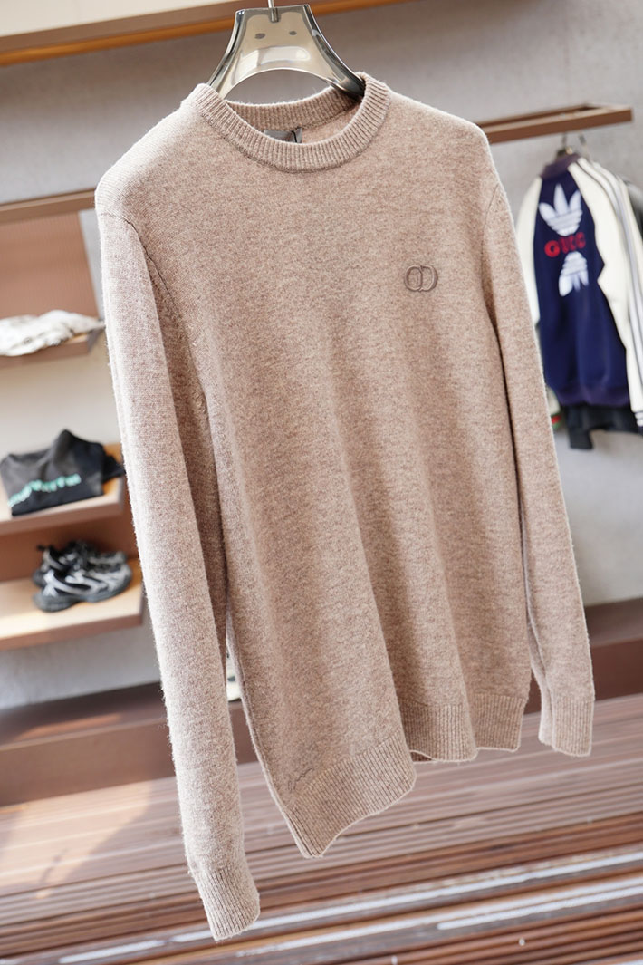 最高級ディオールスーパーコピー Dior CD Icon セーター バージンウール プントミラノニット ベージュ 2525134 ディオール ニット 長袖 - 画像 (4)