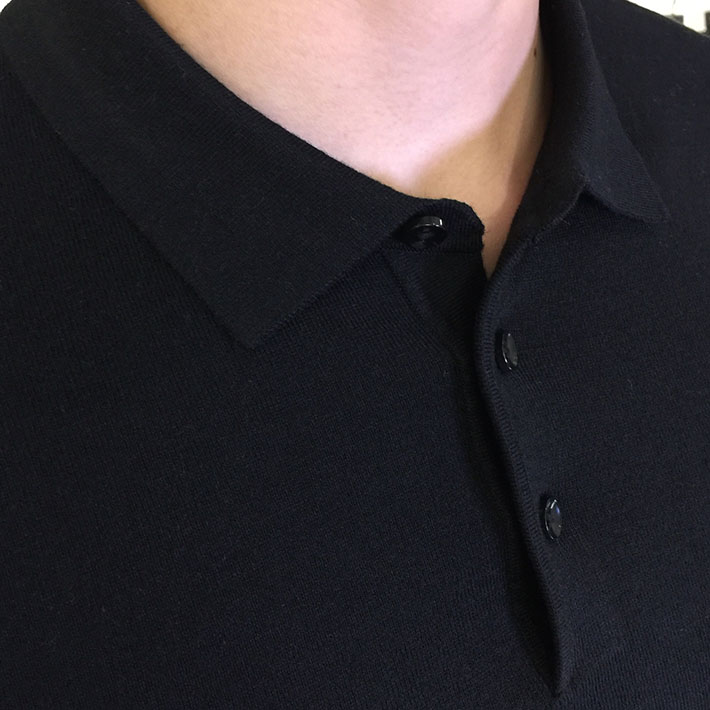 最高級ゼニアスーパーコピー ZEGNA メンズ ニット&セーター アウター Sweaters Grey ブラック 2525161 ポロシャツ 流行り 2025 メンズ - 画像 (4)